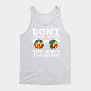 Autism Awareness T Shirt Gift For Autistic Kids Awareness Tank Top